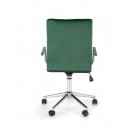 Кресло компьютерное HALMAR GONZO 4 темно-зеленый/хром